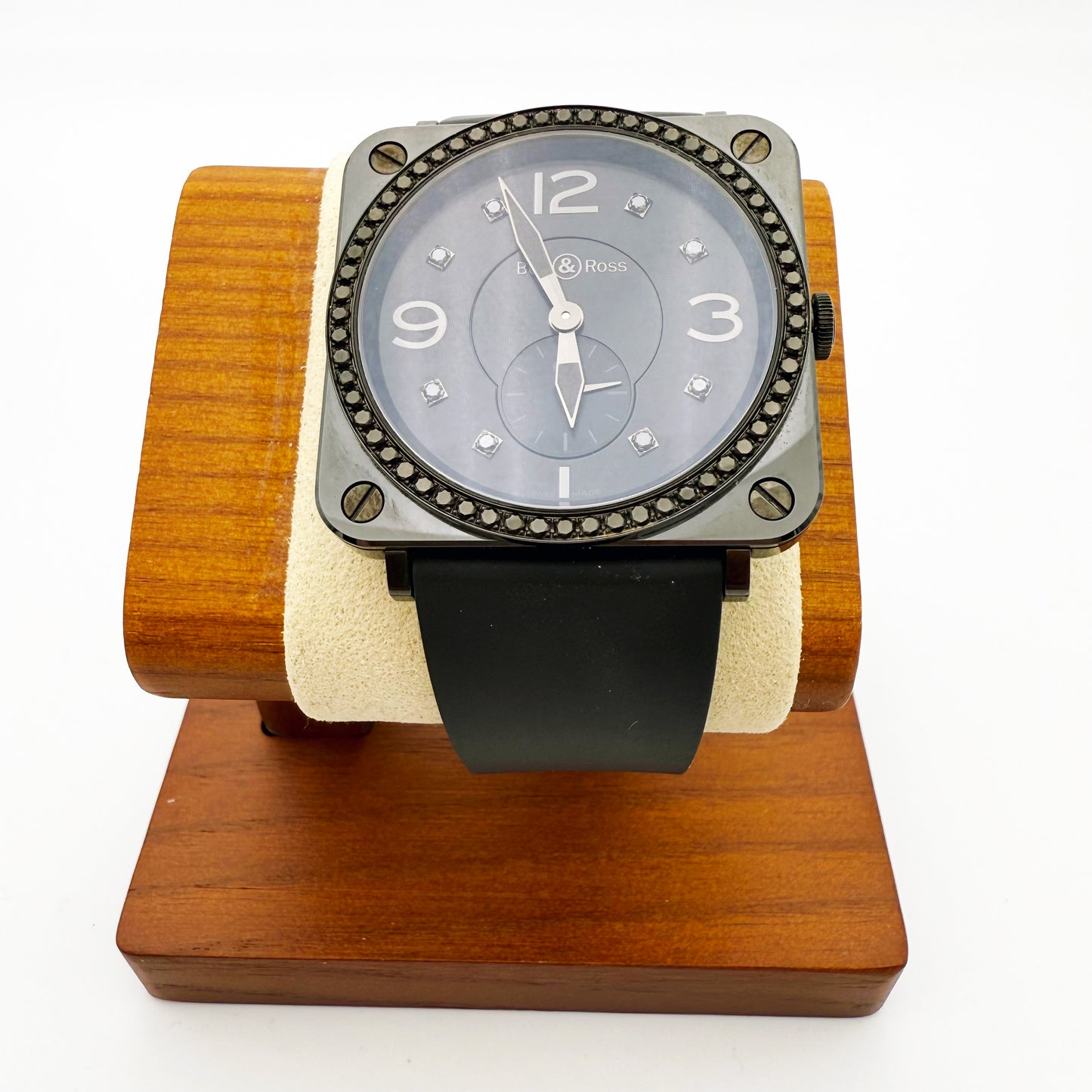 BRS black ceramic and diamonds