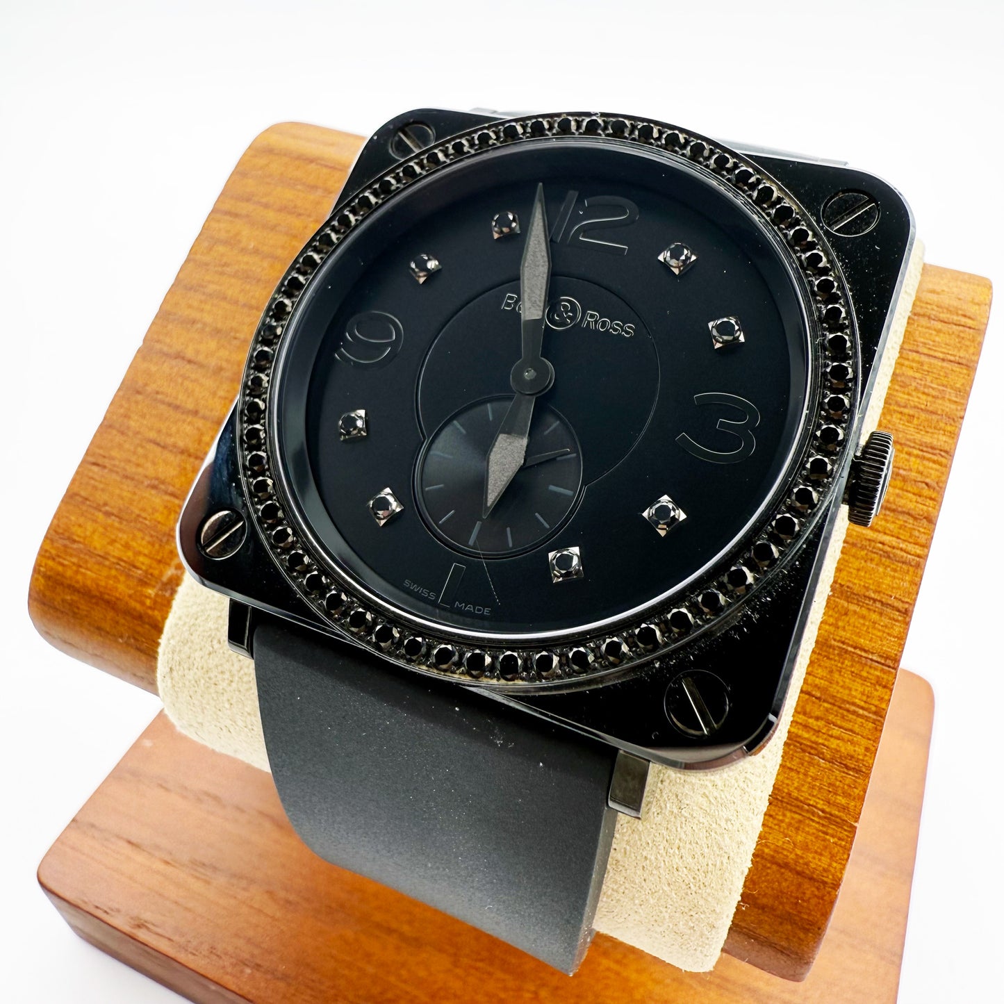 BRS black ceramic and diamonds