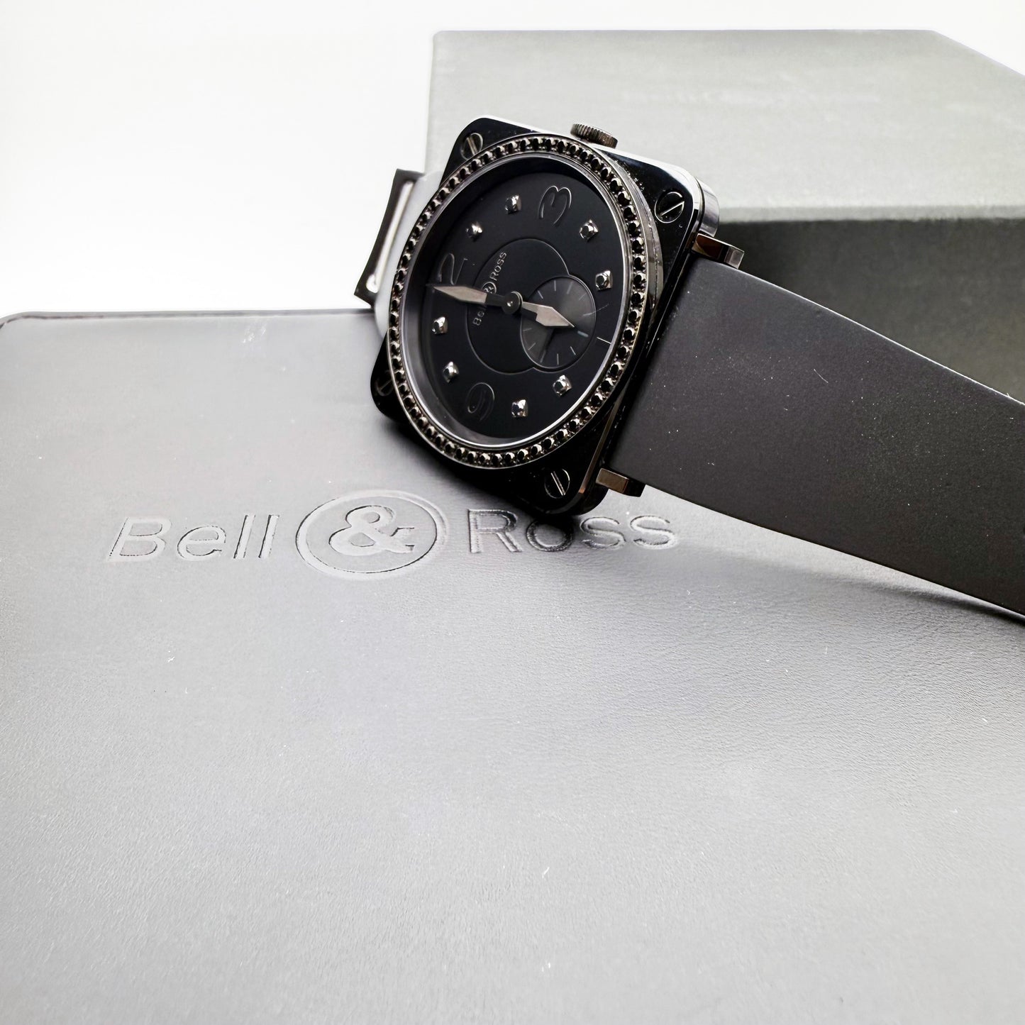 BRS black ceramic and diamonds