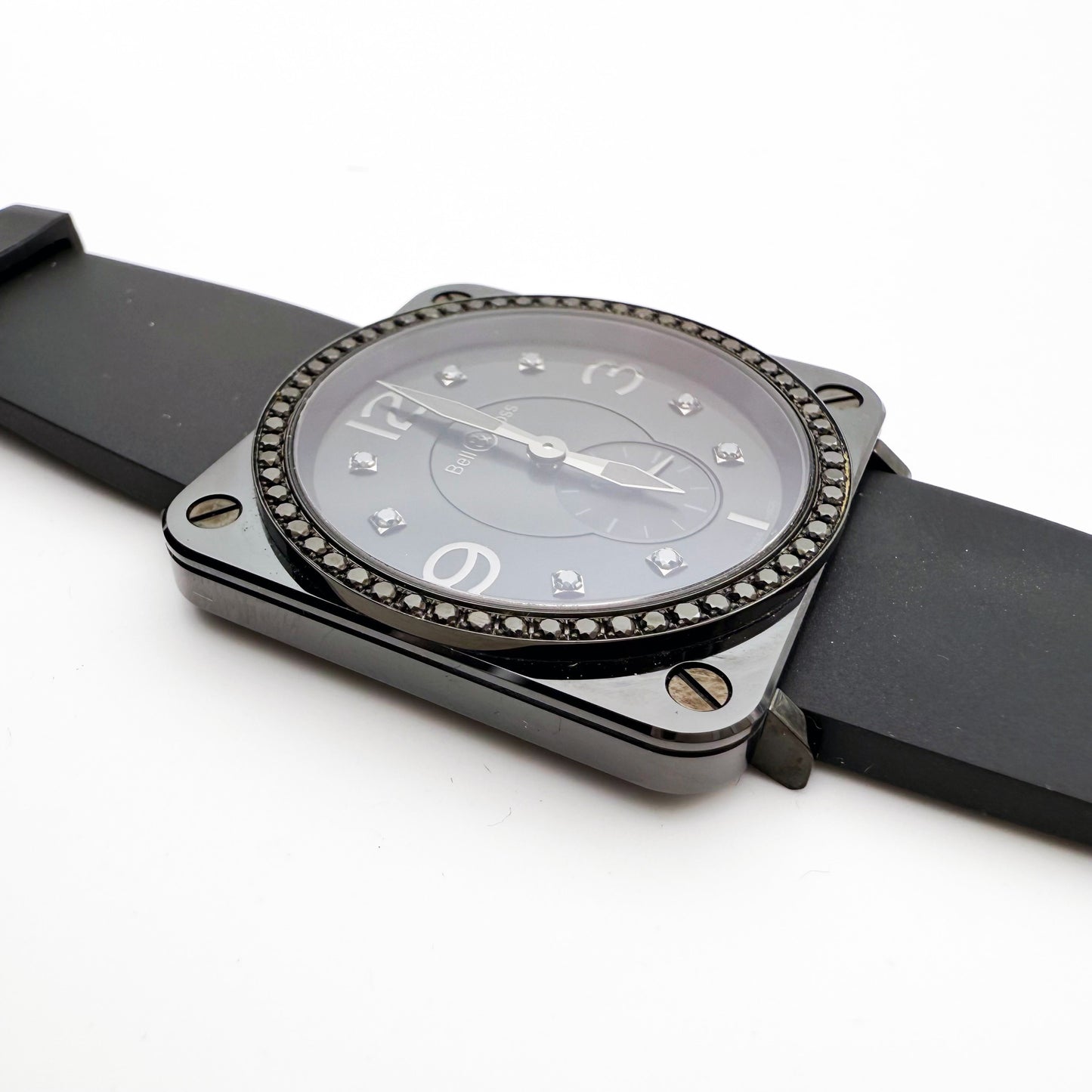 BRS black ceramic and diamonds