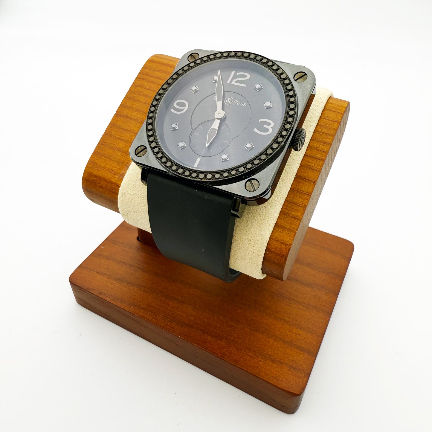 BRS black ceramic and diamonds