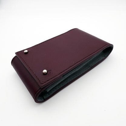 Etui une montre veau grainé violet