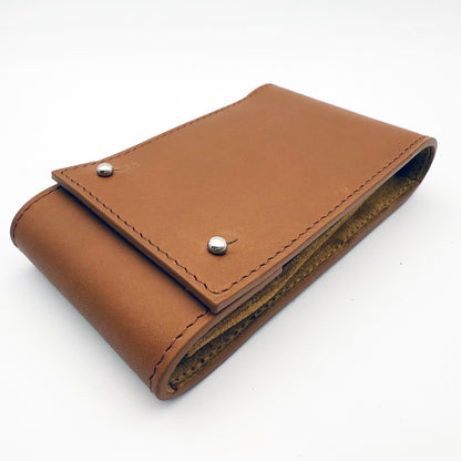 Etui une montre veau sellier naturel
