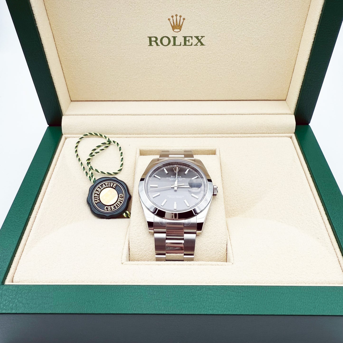 Datejust 41 rhodium 126300