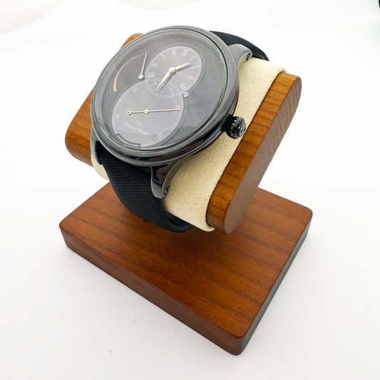 Grande Seconde Power Reserve Black Ceramic Clous de Paris